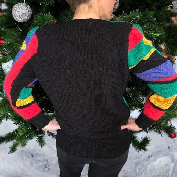 Vintage Wool blend Large Holiday sweater - Picture 7 of 15